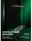 Кованая вешалка из бамбука №60 Кованая вешалка из бамбука №60