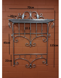 кованая вешалка № 71